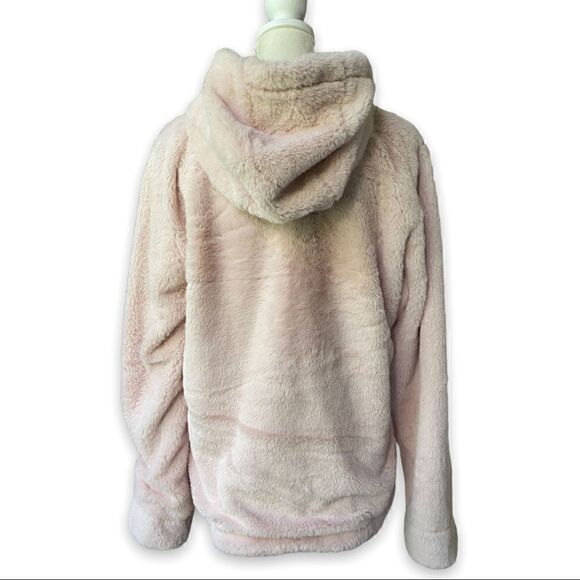 COLUMBIA Blush Pink Bundle Up Hooded Fleece Pullover - Picture 10 of 17